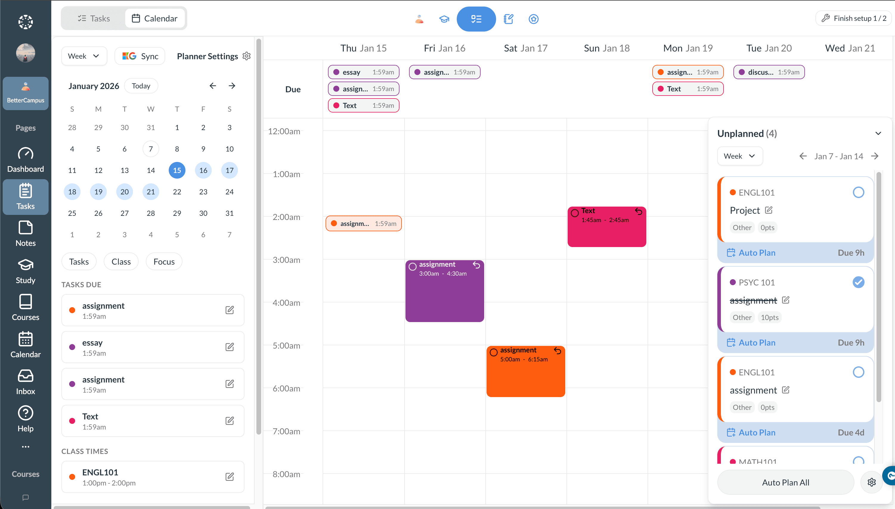 BetterCampus wide showcase